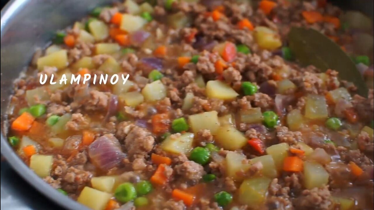 How to cook Filipino Ground Pork (Giniling na Baboy) recipe