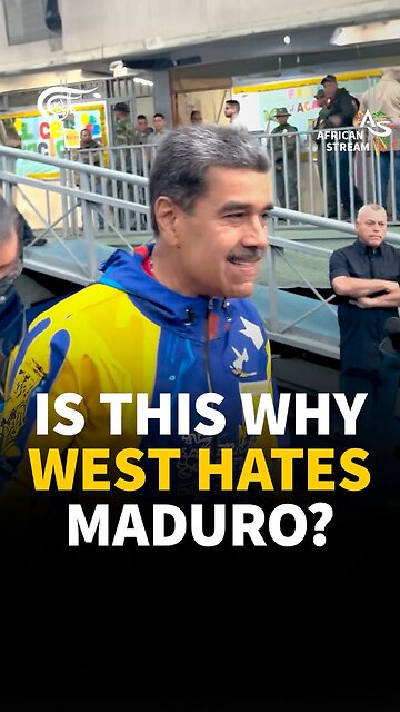IS THIS WHY WEST HATES MADURO?