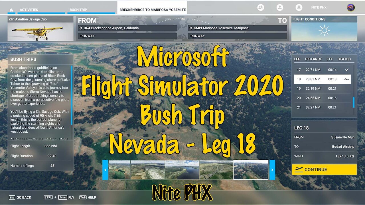 MSFS2020 - Multiplayer - Bush Trip - Nevada - Leg 18