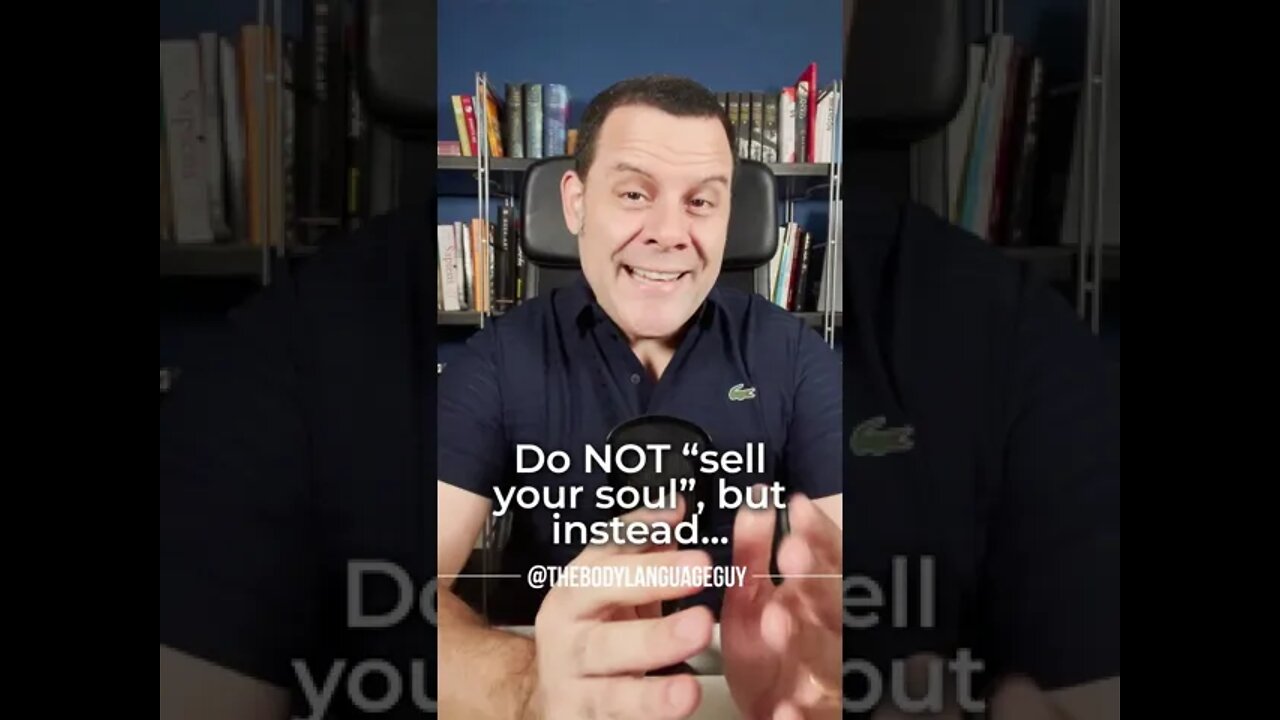 Do NOT sell your soul. Instead, do this: