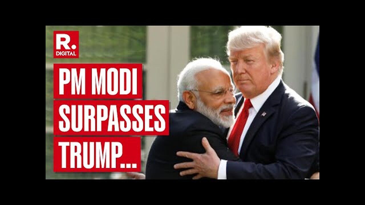 PM Modi Surpasses Donald Trump To Become Second Most Followed Leader Worldwide, Know Who Is First