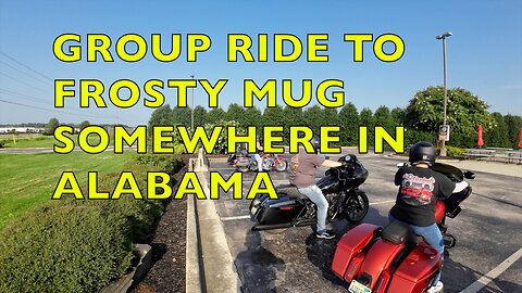 Wild hogs head out to the Frost Mug somewhere in Alabama