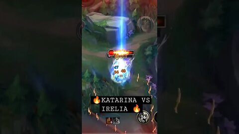 #katarina vs #irelia 🔥 #shorts #rankpush #wildrift #leagueoflegends #midplay