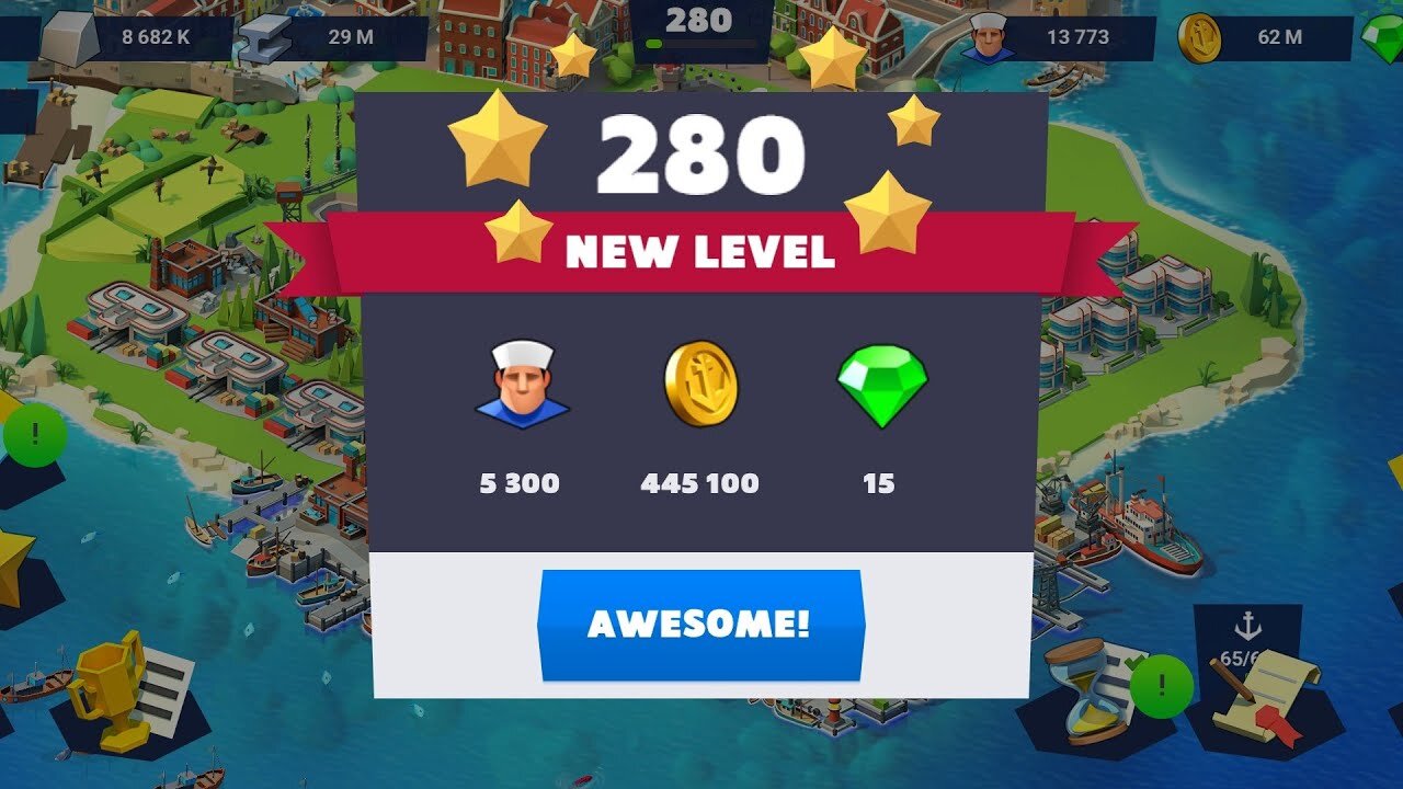 Seaport Level 279 gameplay