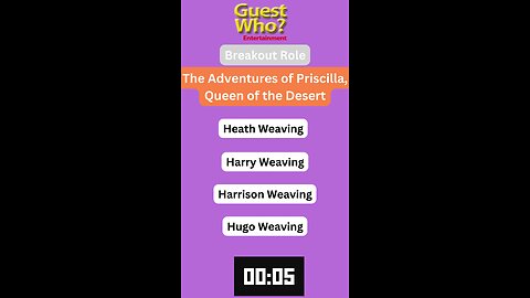 Guest This Actor #193 Like A Quick Quiz? | The Adventures of Priscilla Queen of the Desert