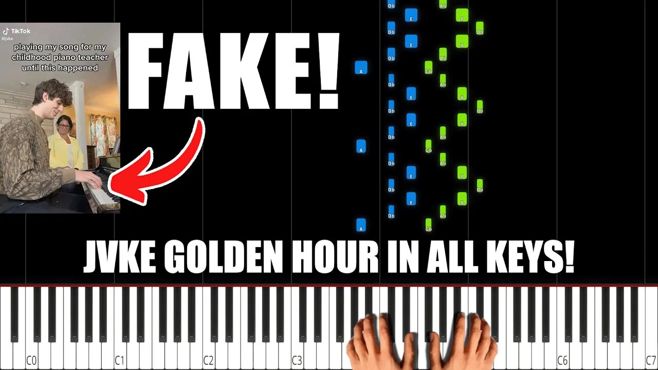 JVKE - GOLDEN HOUR IN ALL KEYS