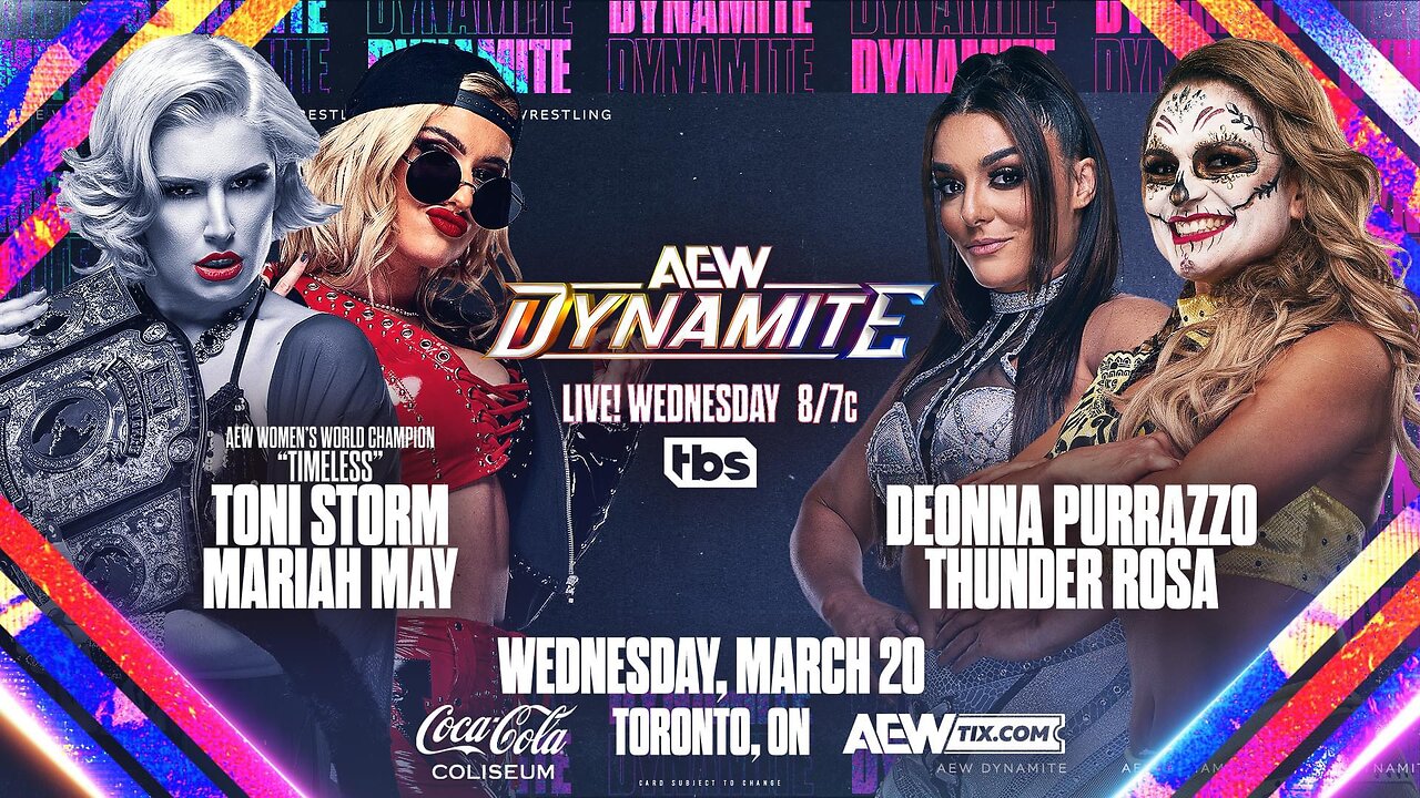 Mariah May & Toni Storm vs. Deonna Purrazzo & Thunder Rosa Drama! #shorts