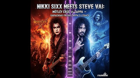 Nikki Sixx Meets Steve Vai: Mötley Crüe vs. Zappa – Unpacking Frank Zappa's Legacy