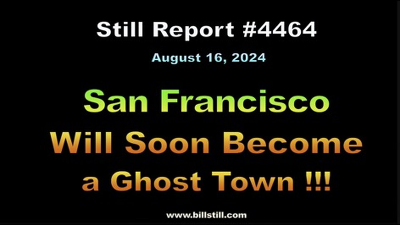 San Francisco Will Soon Become a Ghost Town !!!, 4464