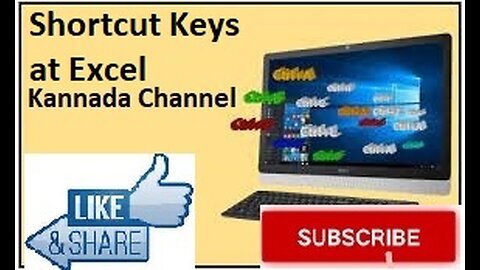 Ctrl & Alt Excel Shortcut Keys| Excel ShortCut Key| Full Gudide | Kannada Channel