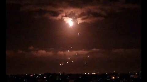 Tamir Iron dome missiles repelled various rockets in the Gaza Strip