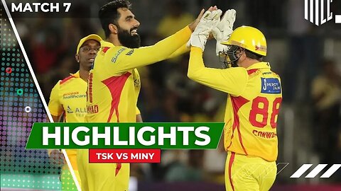 Match 7 Highlights | MI New York vs Texas Super Kings