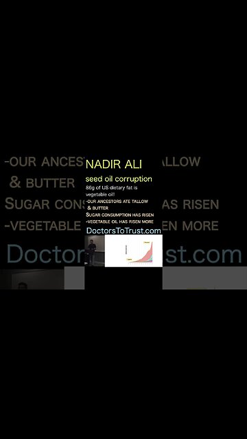 Nadir Ali. 86g of US dietary fat is vegetable oil!-our ancestors ate tallow & butter