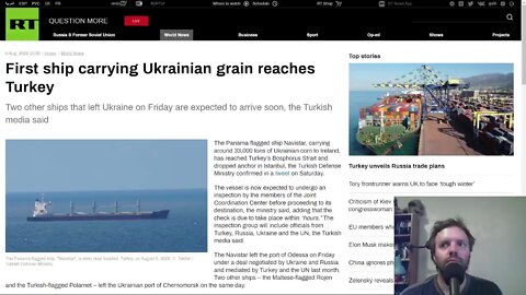 First ship carrying Ukrainian grain reaches Turkey