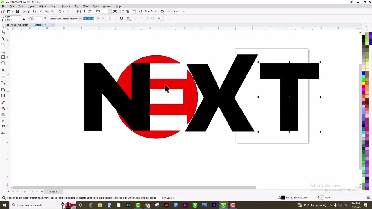 logo design coreldraw tutorial |coreldraw tutorials | coreldraw deisgns | coreldraw 2022