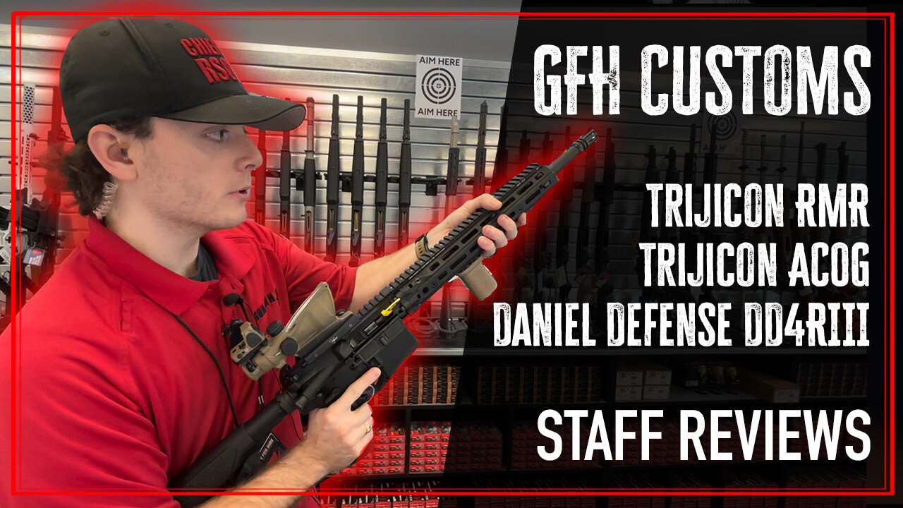 Gun For Hire Staff Review - Daniel Defense DD4RIII with Trijicon ACOG & RMR Optics