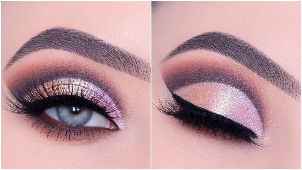 How To Glam Cut Crease Tutorial | ABH Cosmos Palette