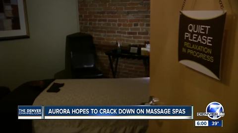 Aurora wants to use licensing to crackdown on illicit massage therapy businesses