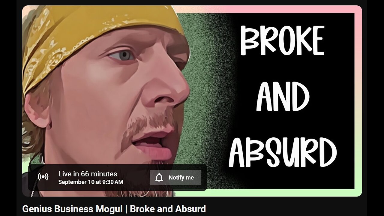 9-10-2024 SamanthaJean "Genius Business Mogul | Broke and Absurd" w/ live chat (starts at 58:00)