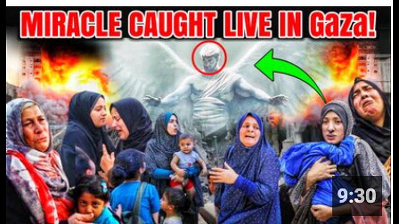 Angel appeared to 20 Muslim women in Gaza & saved them from being killed!