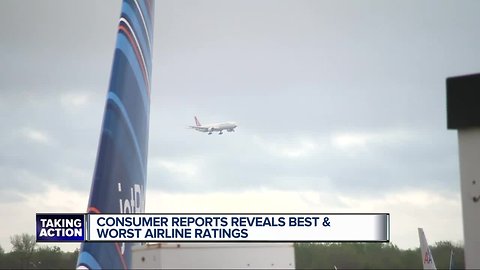 Consumer Reports reveals best and worst airline ratings