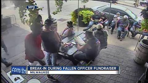 Milwaukee Police seek suspect who burgled business during fundraiser for fallen officer
