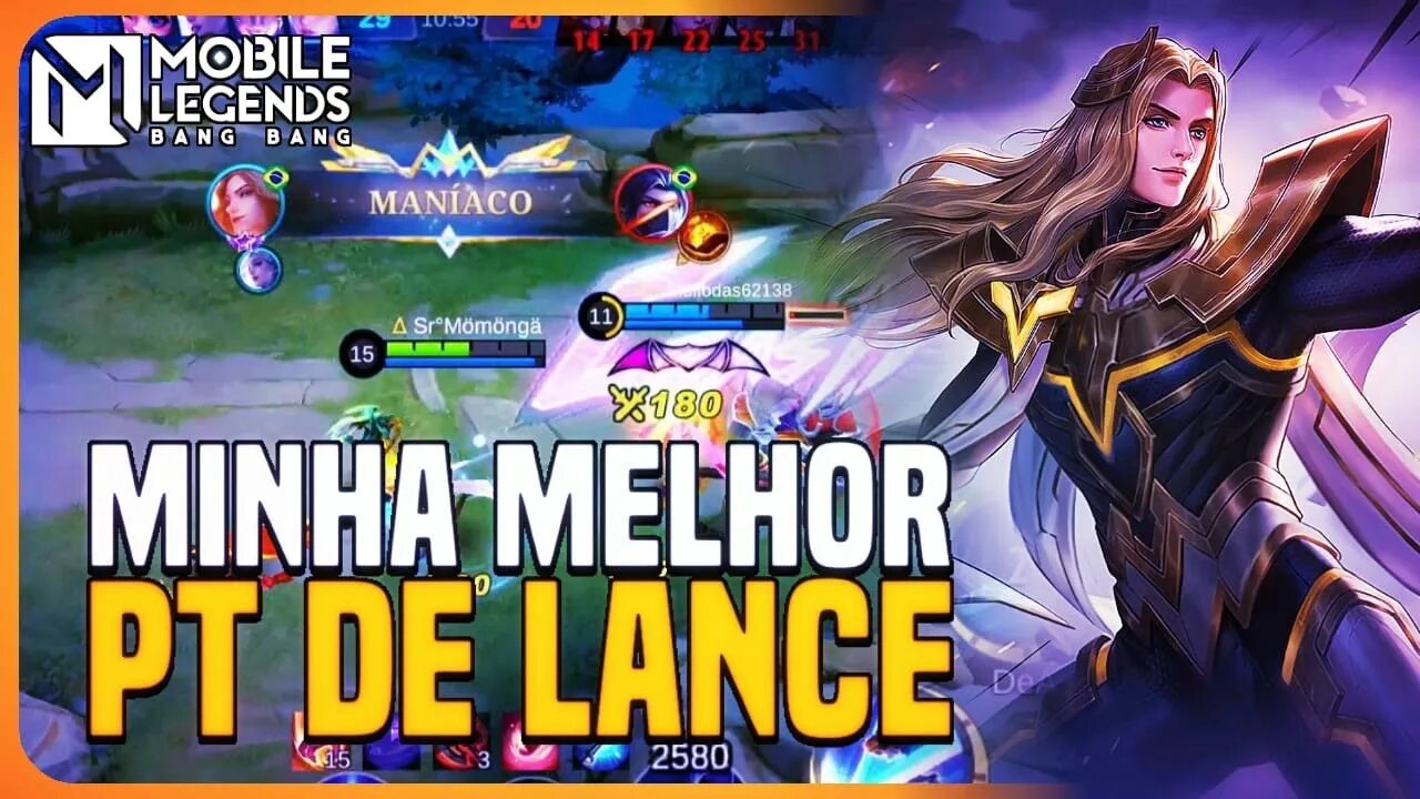 A MELHOR PARTIDA DE LANCE QUE EU JÁ JOGUEI!! | LANCELOT | MLBB