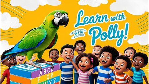 Learn english alphabates with polly the parrot