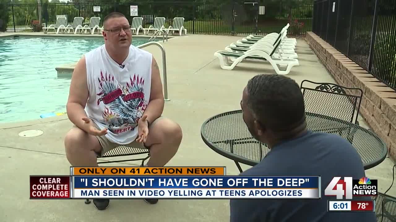 Man apologizes for 'inappropriate' rant at Lee's Summit pool