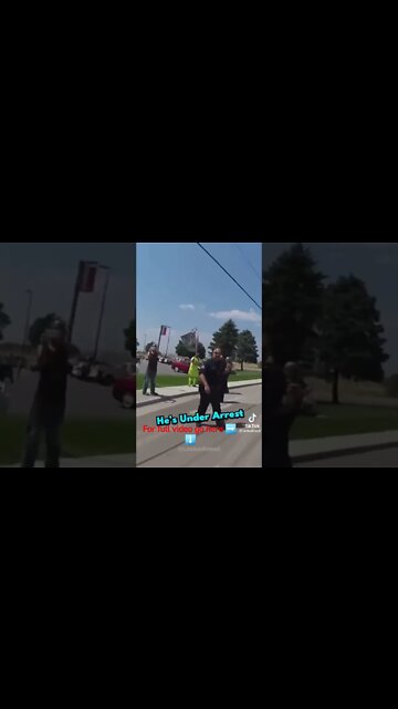 Police officer has a brain fart. #tiktok #sorry