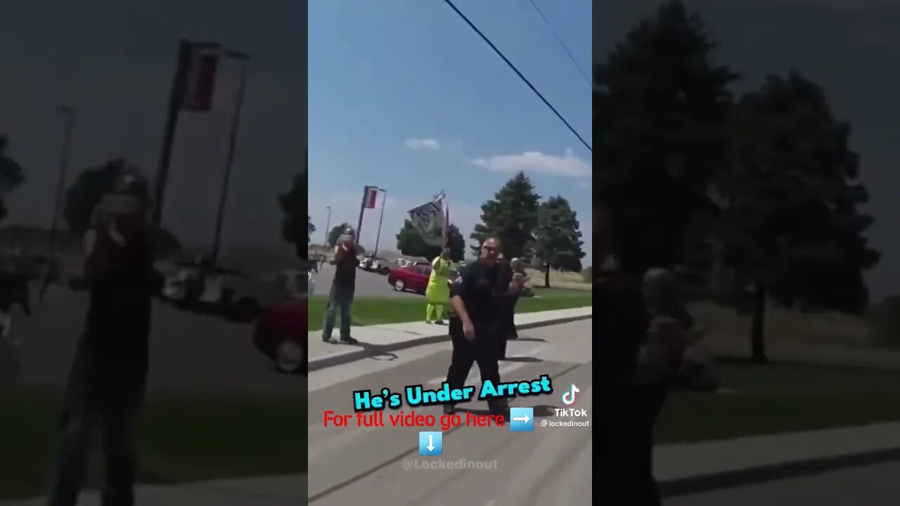 Police officer has a brain fart. #tiktok #sorry
