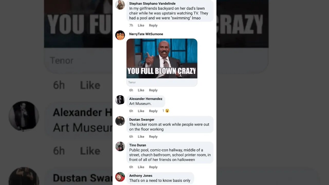 fb comments are almost as good as yt comments