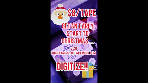 Get an early start to Christmas Digitize!