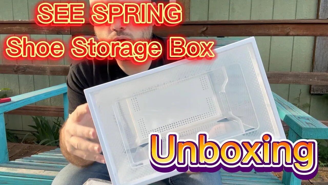 SEE SPRING Shoe Storage Box Unboxing