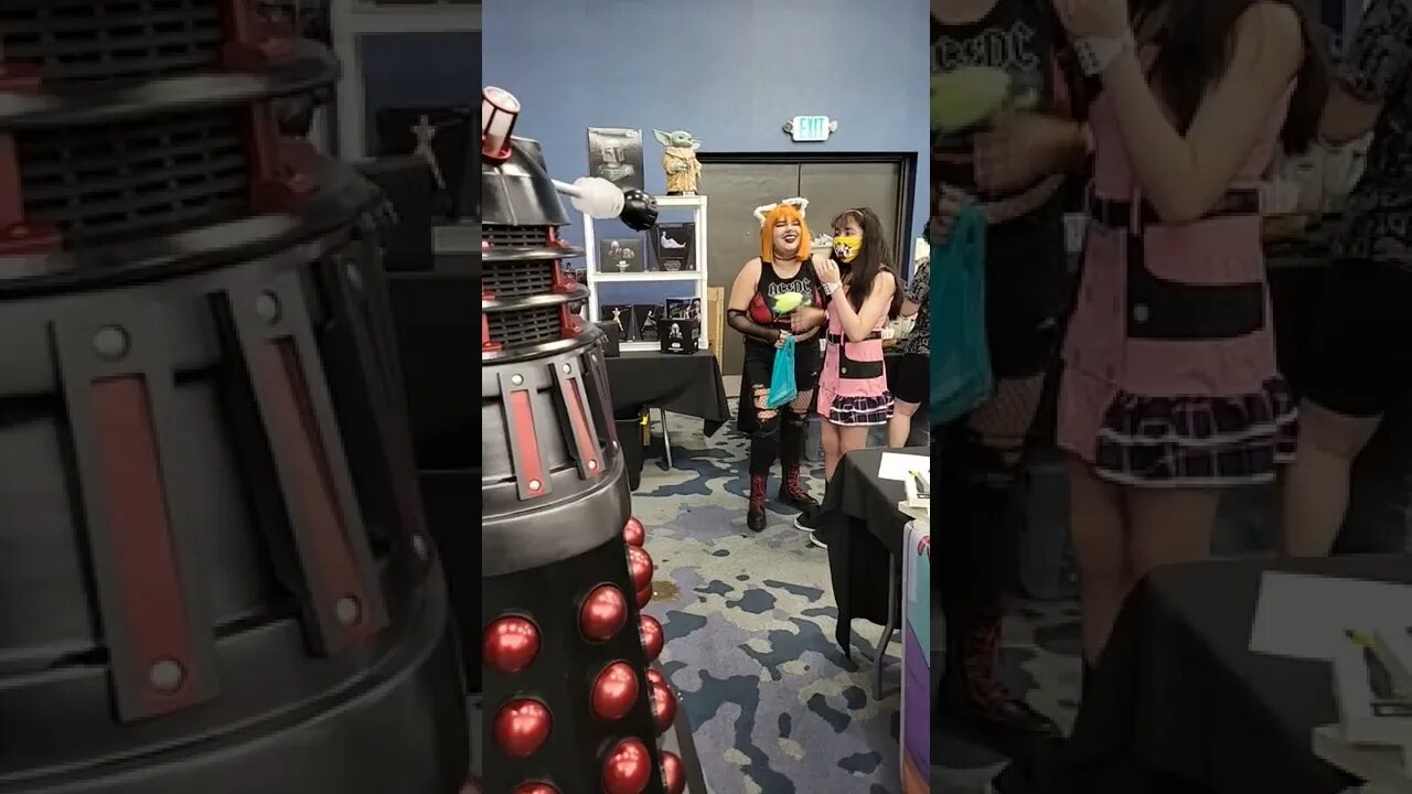 #Dalek #Flirting w #Cosplayers #TravelingTARDIS #DoctorWHO YouTube.com/TheLegendOfTheTravelingTARDIS