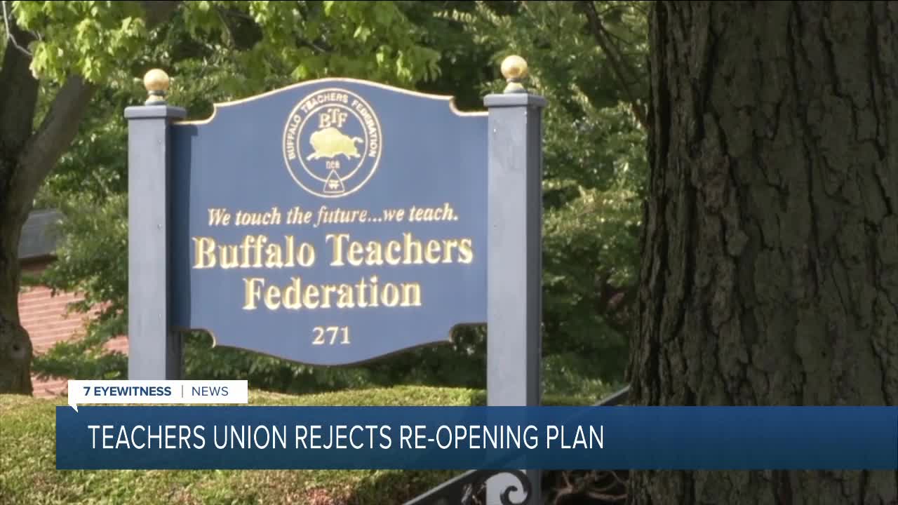 Buffalo teachers reject district reopening plans, calling them unsafe