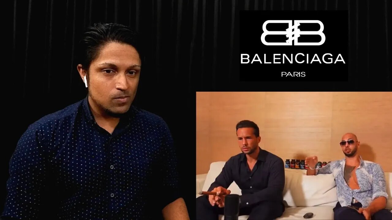 Andrew Tate Speaks on Balenciaga Being Satanist