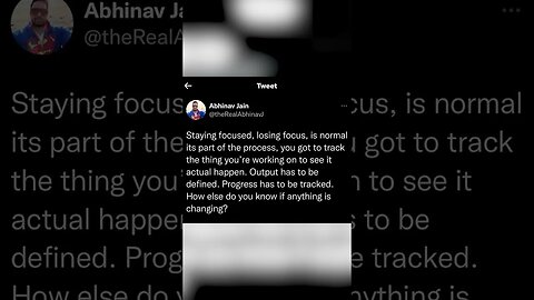 It's Normal To Lose Focus, Take A deep Breathe, Then Proceed