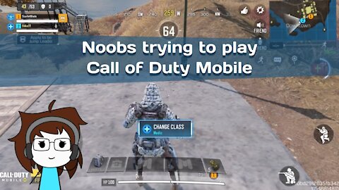 Noobs trying to play Call of Duty Mobile