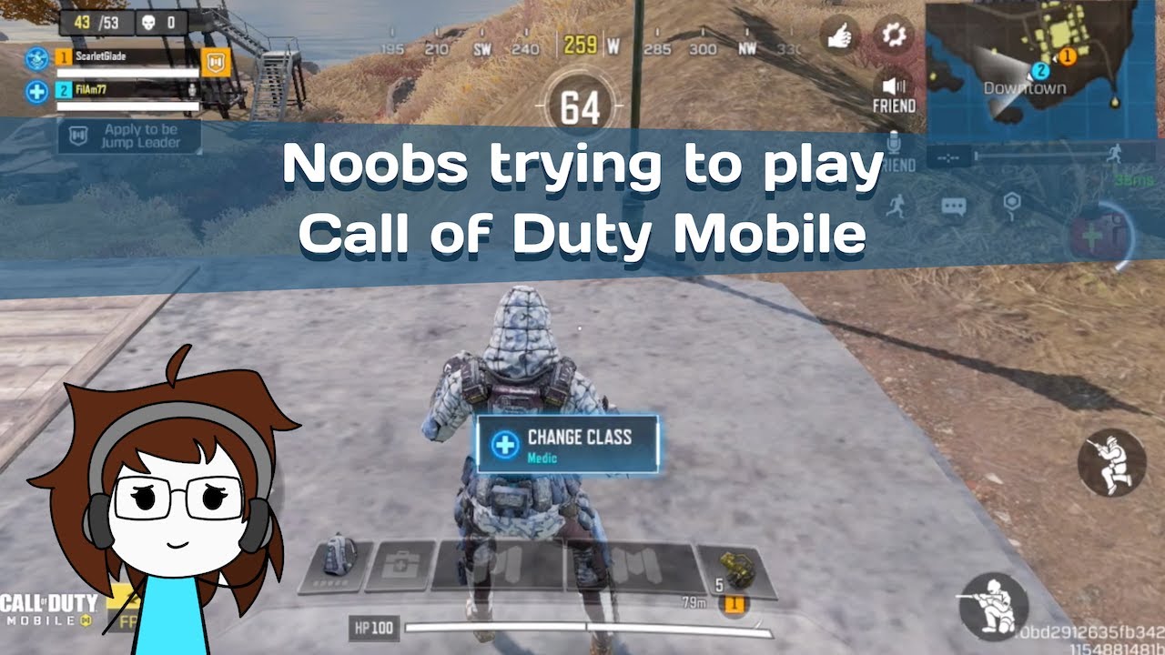 Noobs trying to play Call of Duty Mobile