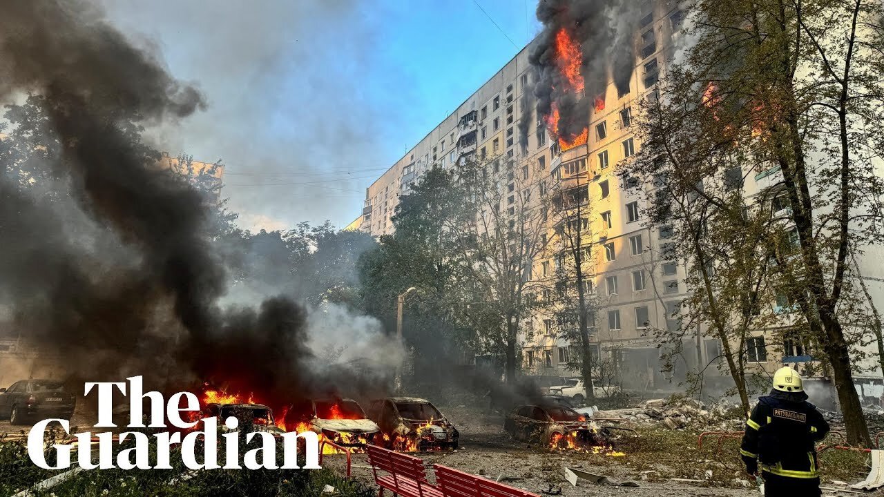 Girl, 14, among dead as Russian strikes on Kharkiv hit playground and residential towers