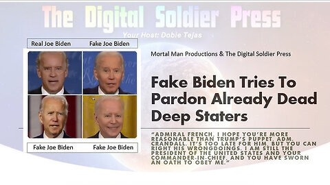 Fake Biden Tries to Pardon Already Dead Deep Staters