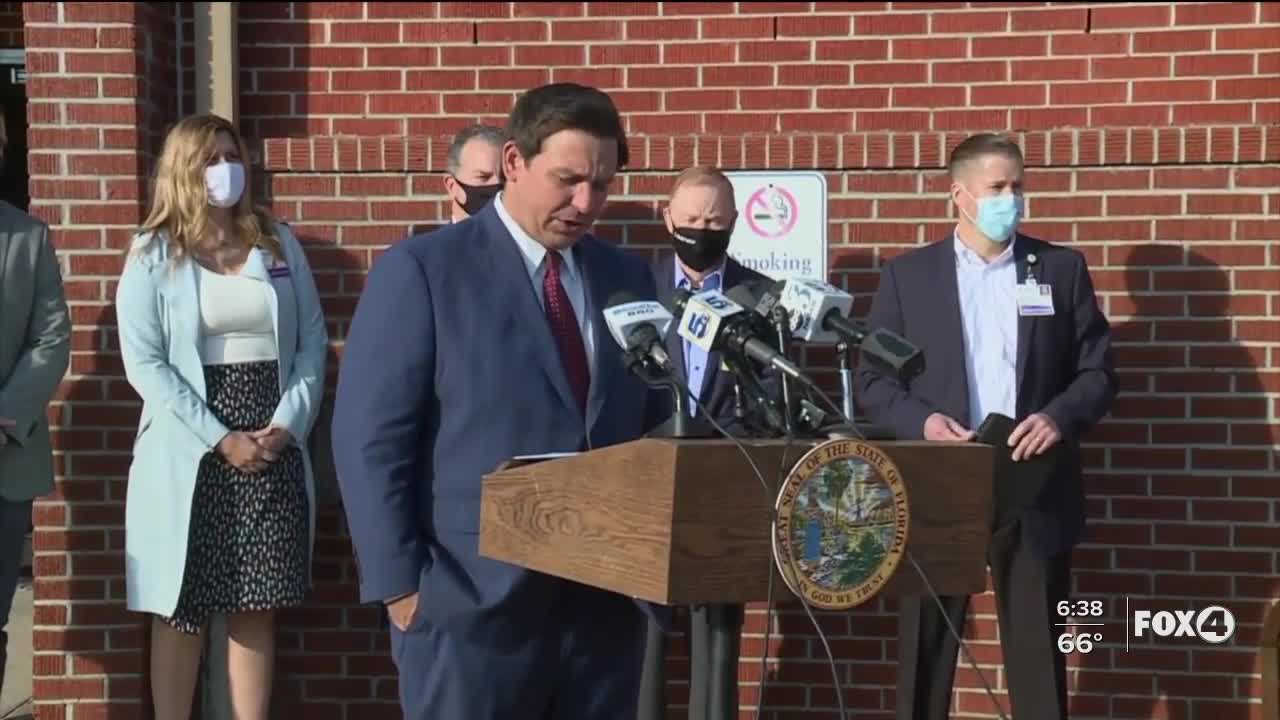 DeSantis plans to improve vaccine distribution