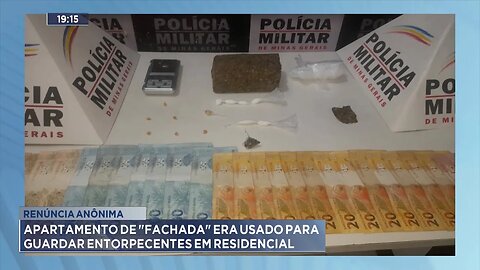 Drogas e dinheiro: Batida Policial estoura endereço usado para o crime de tráfico.