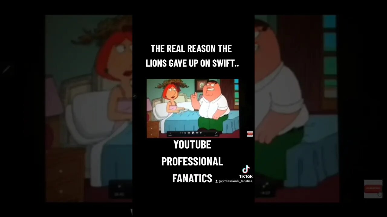 WHY THE LIONS GAVE UP ON SWIFT.. #NFL #fantasyfootball #funnyvideo #funny #subscribe #like