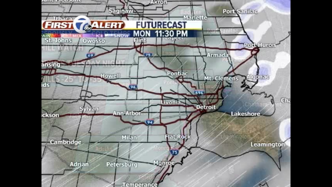 Snow totals and dangerous wind chills