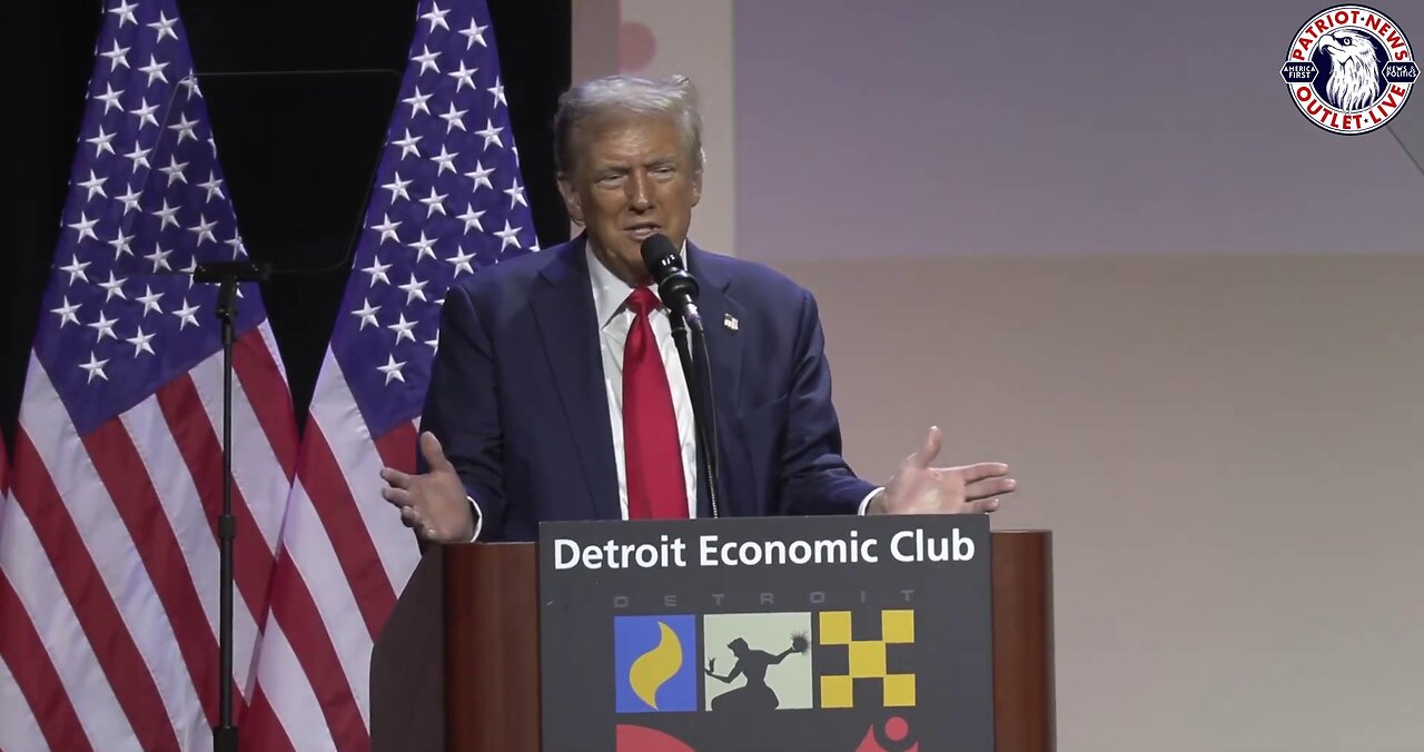 LIVE REPLAY: President Trump Addresses the Detroit Economic Club | 10-10-2024