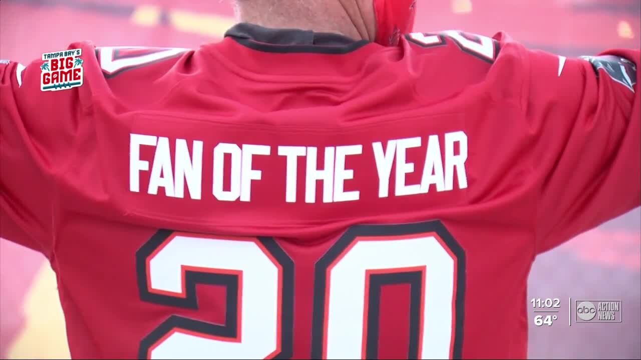 Bucs fan of the year gears up for Super Bowl