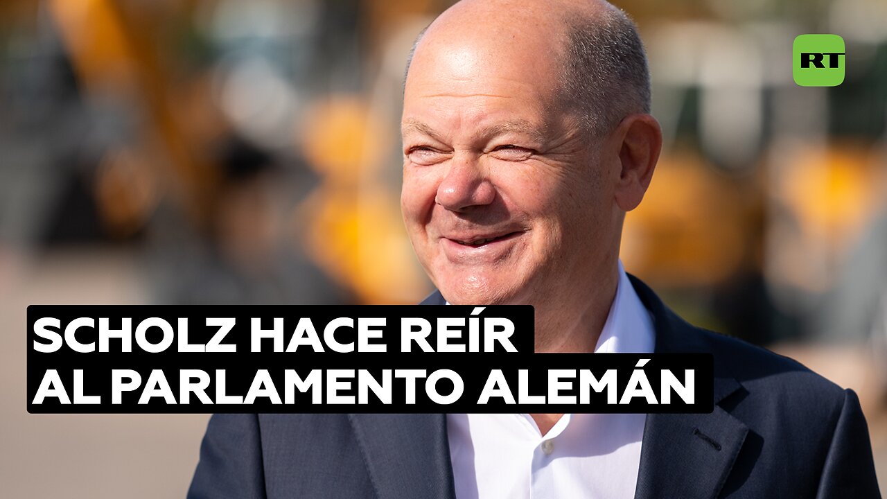 Scholz hace reír al Parlamento hablando sobre la economía alemana