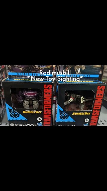 Studio Series Core Class Ravage and Shockwave - *Rodimusbill New Toy Sighting* - Walmart #short